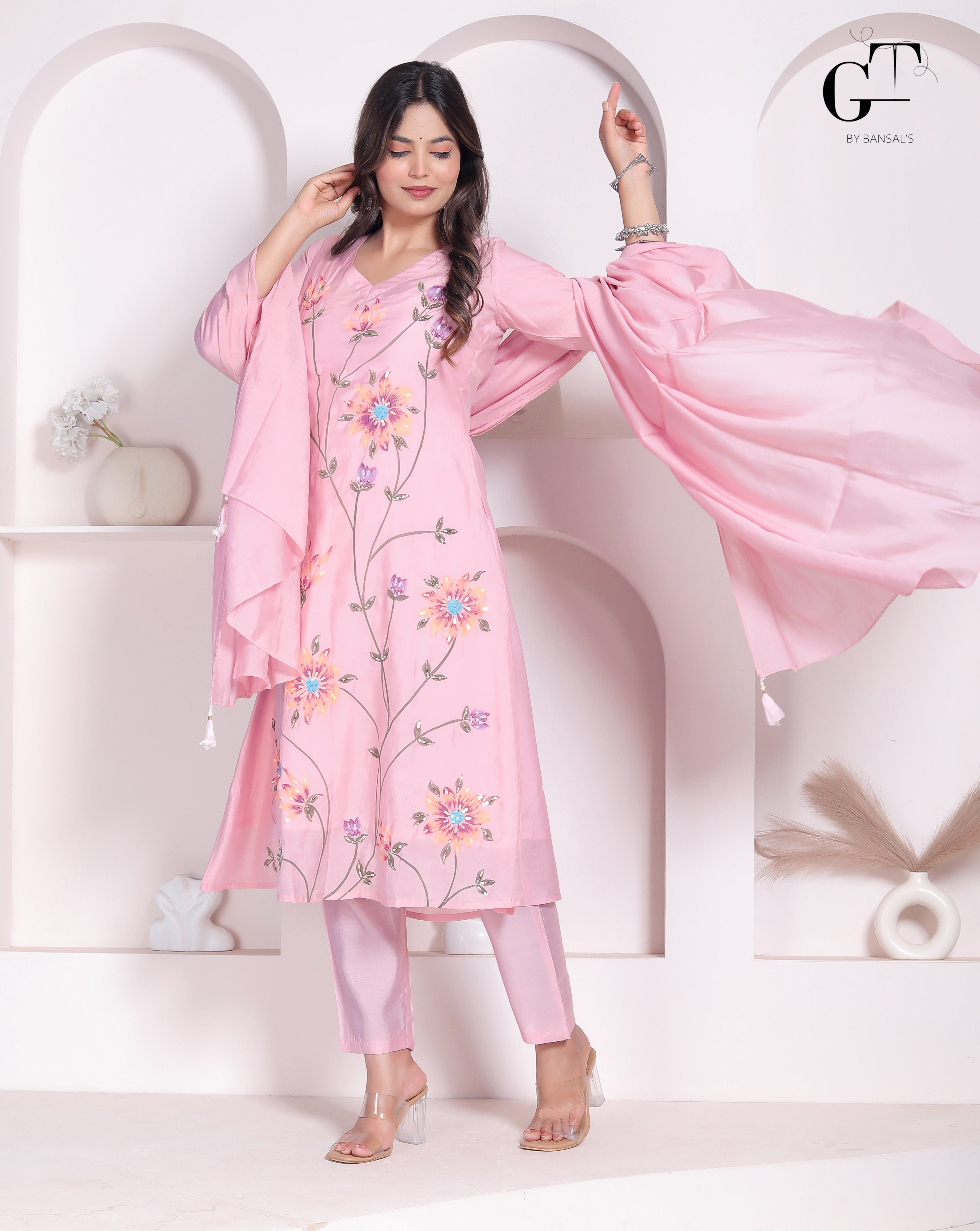 Blush Marigold Co-Ord Kurti !