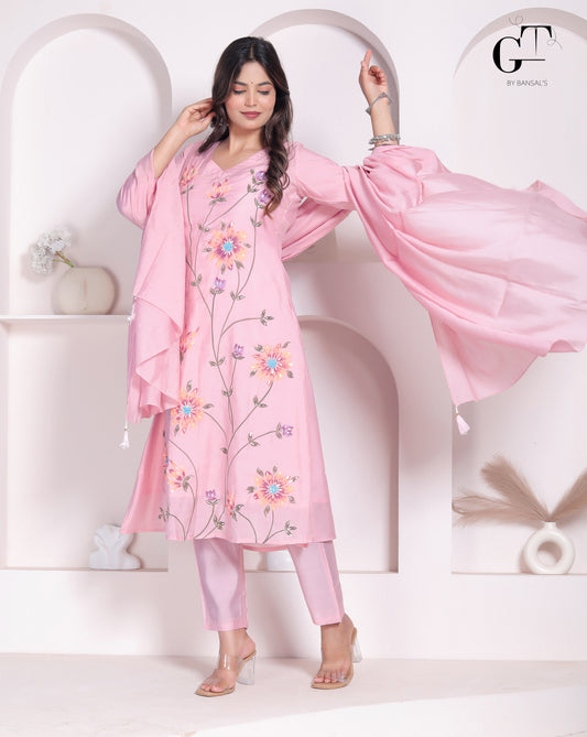 Blush Marigold Co-Ord Kurti !