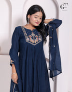 Rajwadi Peacock Suit
