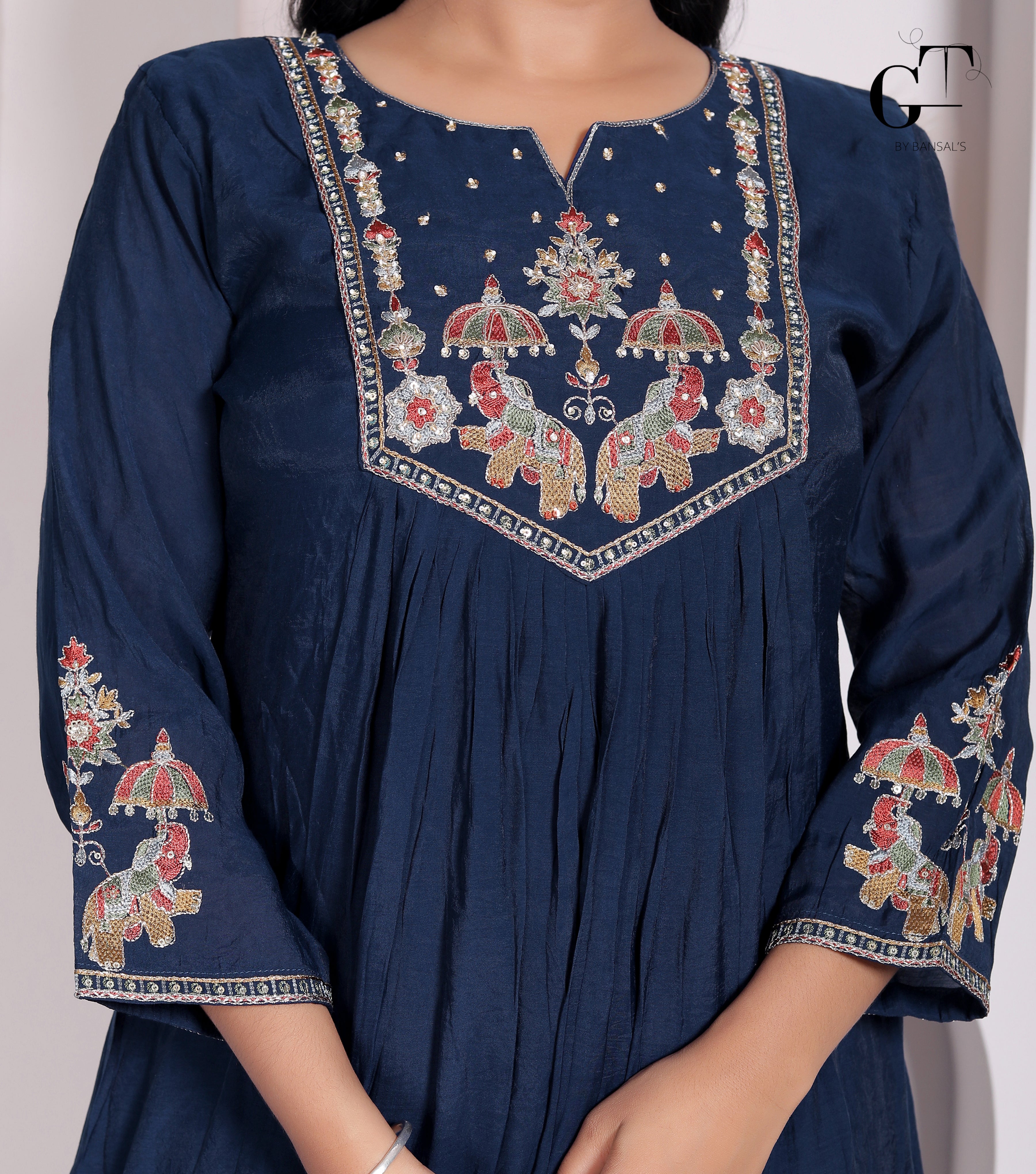 Rajwadi Peacock Suit