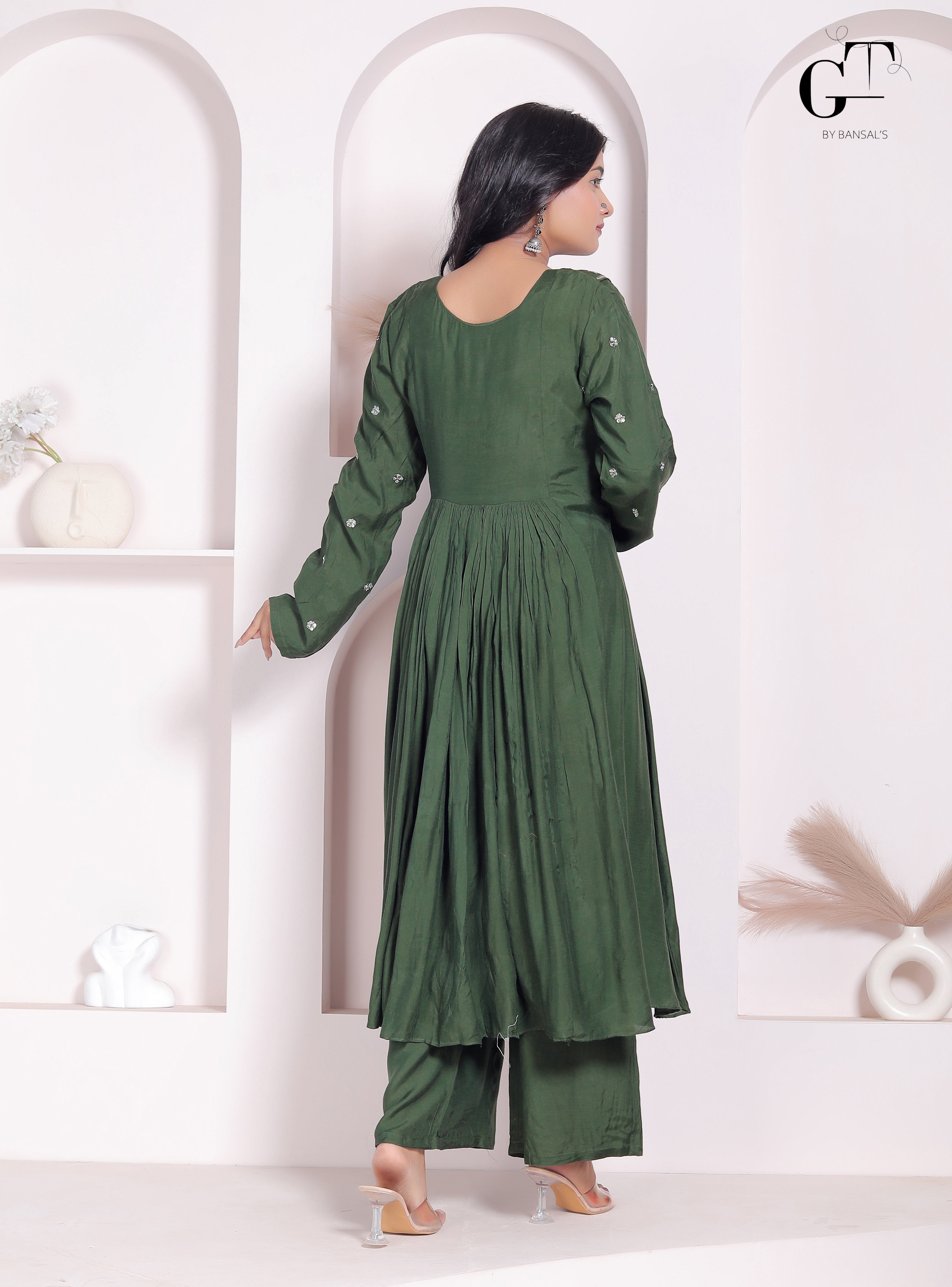 Emerald Noor Sharara Set