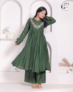 Emerald Noor Sharara Set