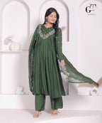 Emerald Noor Sharara Set