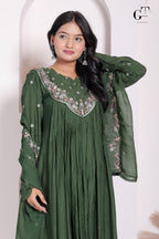 Emerald Noor Sharara Set