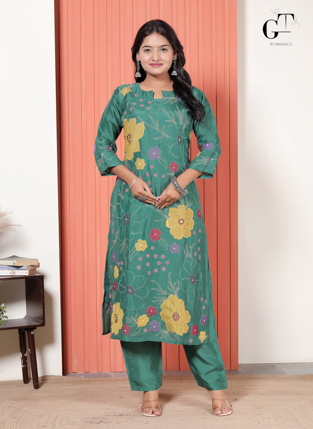 Green Meadow Bloom Suit