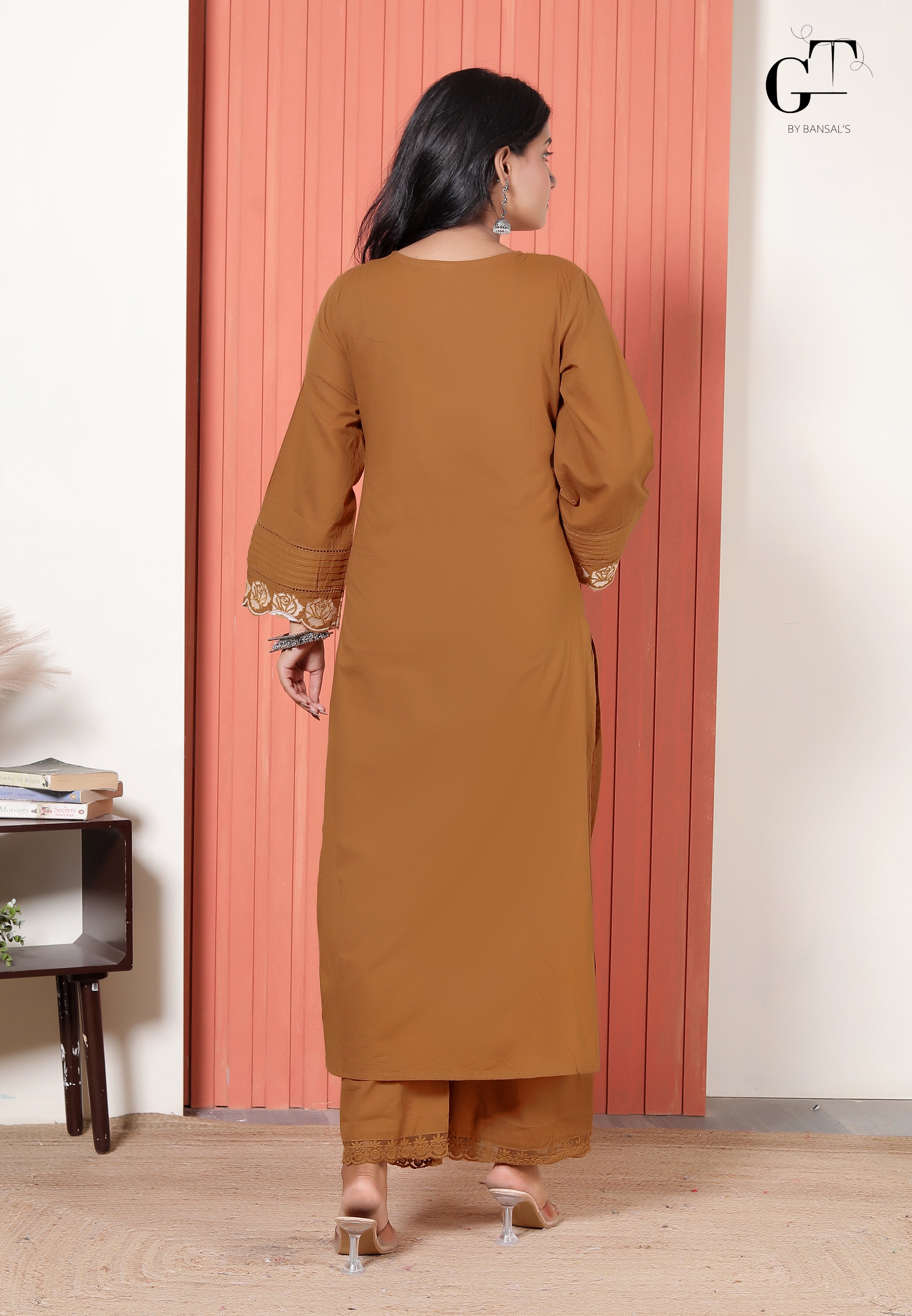 Mustard Gulnaar Kurti Set