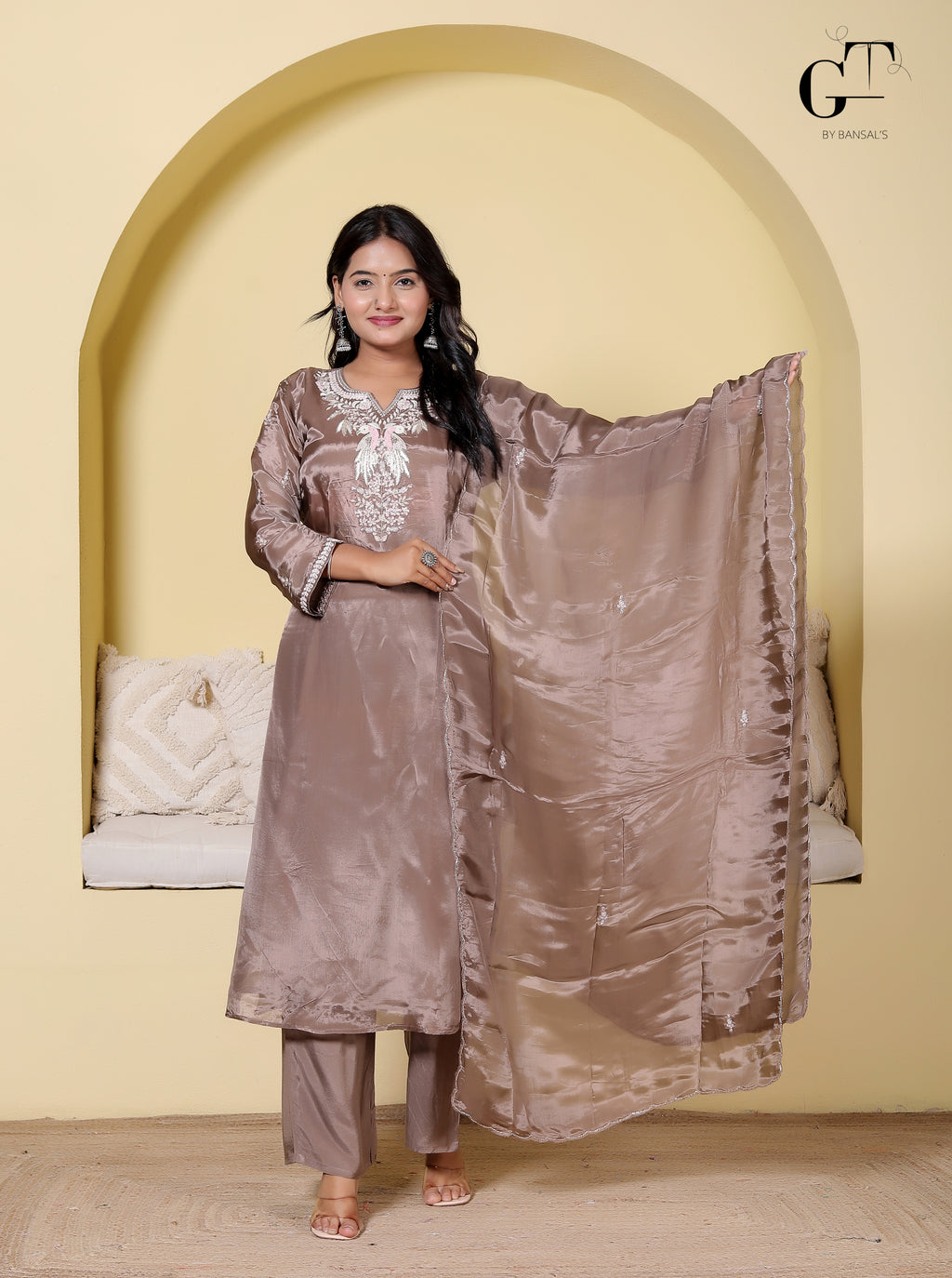 Rangoli Taupe Set