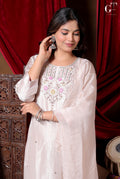 Rosewater Bloom Kurti Set