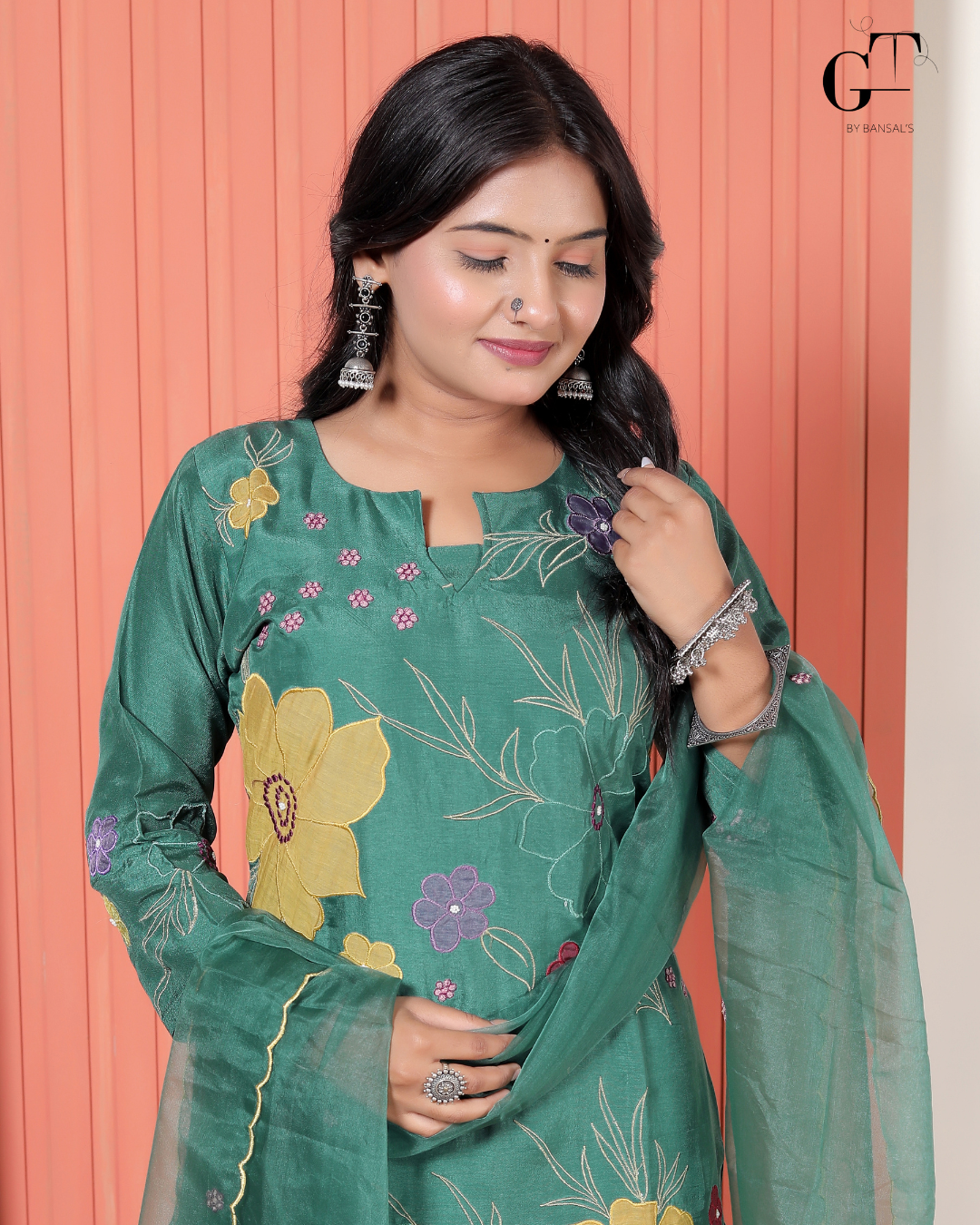 Green Meadow Bloom Suit