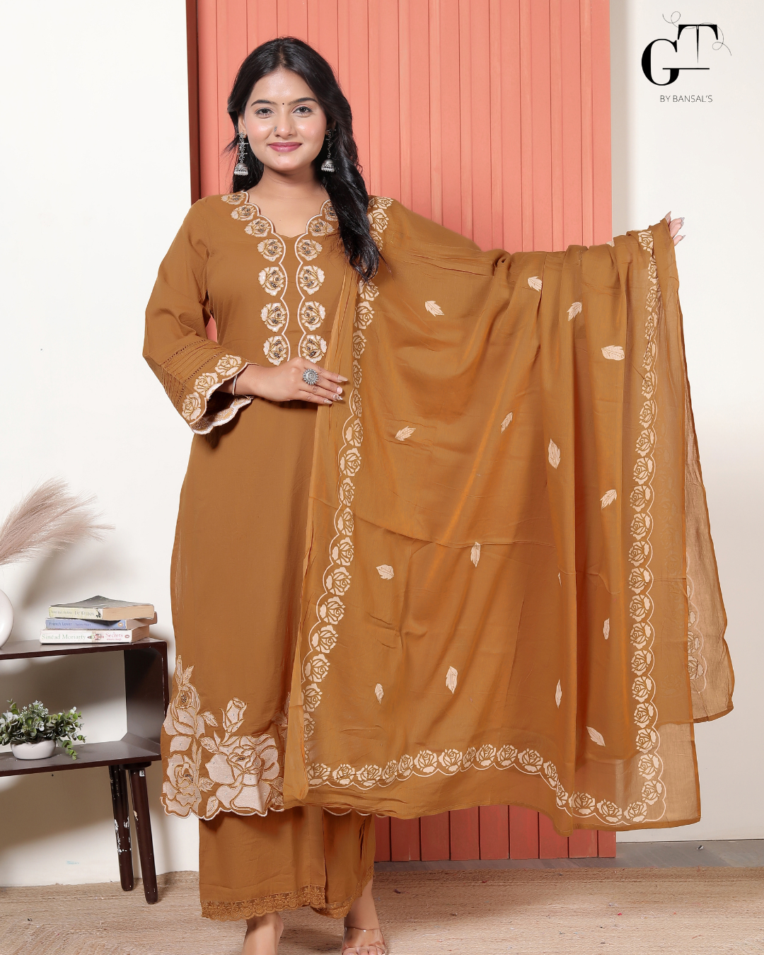 Mustard Gulnaar Kurti Set